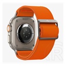 Spigen Apple Watch Series 9 45mm fit lite pótszíj (egyedi méret, textil, állítható) narancssárga