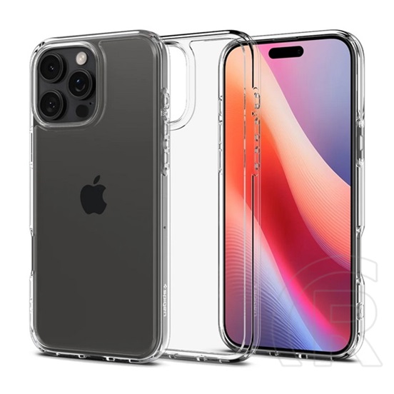 Spigen Apple iPhone 16 Pro ultra hybrid műanyag telefonvédő (ütésállóság, légpárnás keret) átlátszó