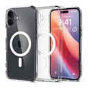 Spigen Apple iPhone 16 ultra hybrid mag műanyag telefonvédő (ütésállóság, légpárnás keret, magsafe) fehér