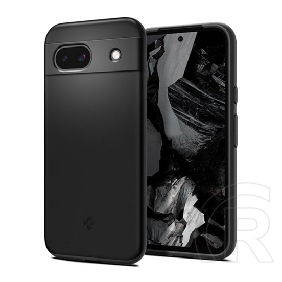 Spigen Google Pixel 8a Spigen thin fit műanyag telefonvédő (matt, ultravékony, kameravédő) fekete