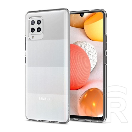 Spigen Liquid Crystal Samsung Galaxy A42 (SM-A425F) szilikon telefonvédő (közepesen ütésálló) átlátszó