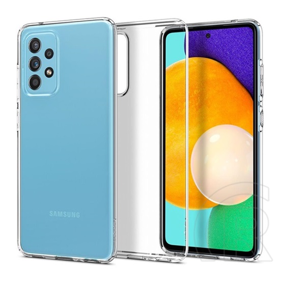 Spigen Liquid Crystal Samsung Galaxy A52s (SM-A528) szilikon telefonvédő (közepesen ütésálló) átlátszó