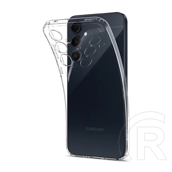 Spigen Samsung Galaxy A35 5G (SM-A356) Crystal Flex szilikon telefonvédő (ütésállóság, légpárnás sarok, átlátszó)