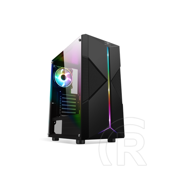 Spirit Of Gamer Clone 3 RGB (ATX, ablakos, fekete)