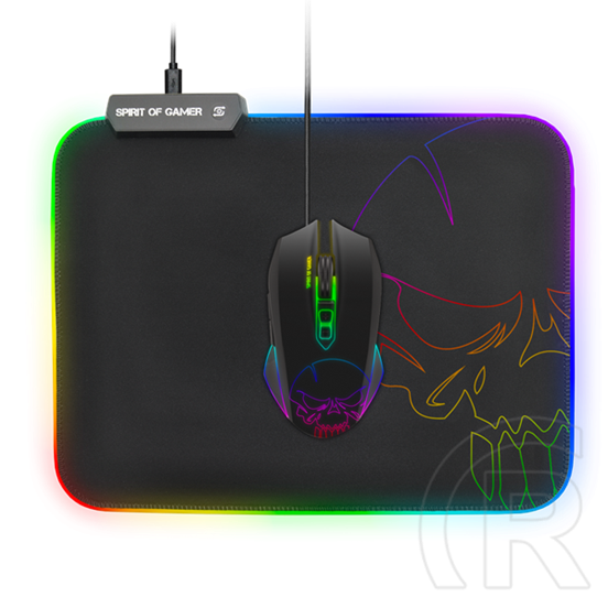 Spirit of Gamer RGB Medium egérpad (fekete)