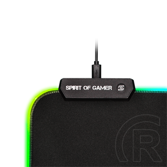 Spirit of Gamer RGB Medium egérpad (fekete)