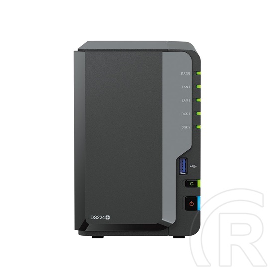 Synology DS224+ (2GB) Disk Station 2év hivatalos jótállással (2x12TB)