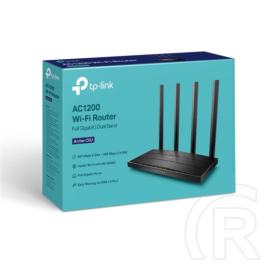 TP-Link Archer C6U Dual Band Wireless AC1200 Gigabit Router