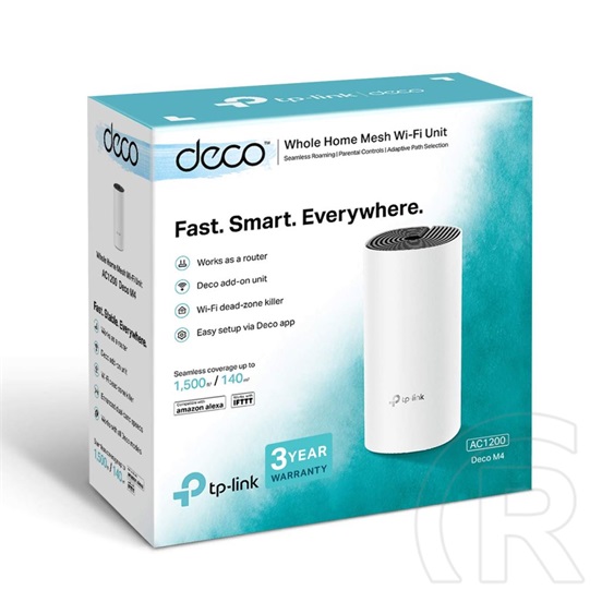 TP-Link Deco E4 Dual Band Mesh AC1200 WiFi rendszer (1 darabos csomag)