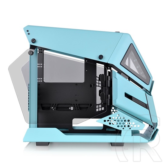 Thermaltake AH T200 Snow (mATX, ablakos, türkiz)