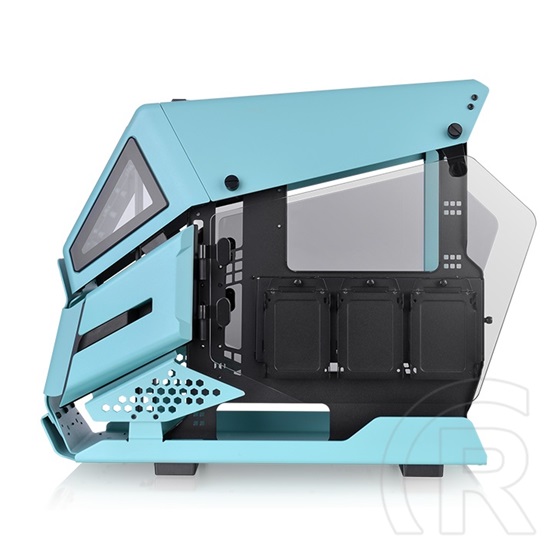 Thermaltake AH T200 Snow (mATX, ablakos, türkiz)