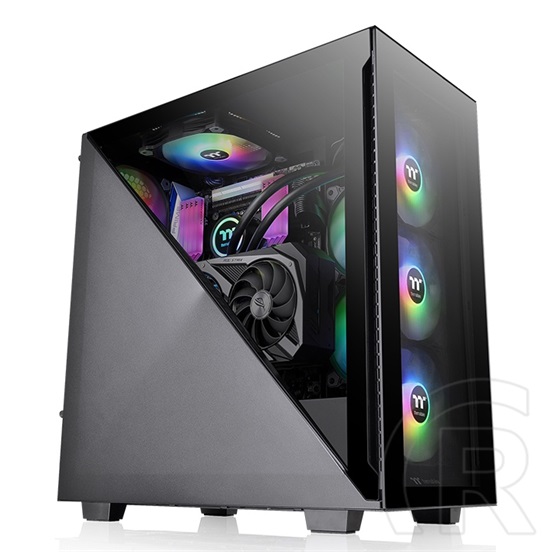 Thermaltake Divider 300 TG ARGB (ATX, fekete)