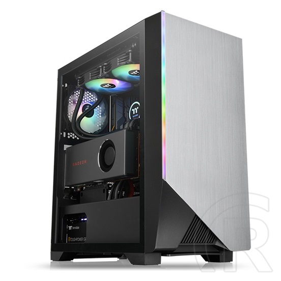 Thermaltake H550 TG ARGB (ATX, ablakos, fekete)