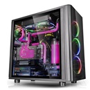 Thermaltake View 31 Tempered Glass RGB Edition (midi torony, ATX, ablakos, fekete)