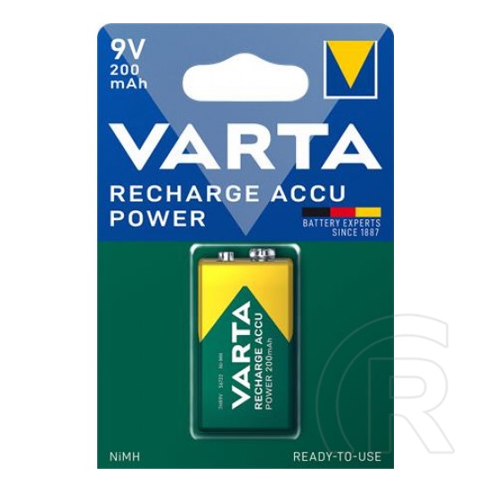 Varta power szupertartós elem (6f22, 9v, nikkel-metál-hidrid) 1db/csomag