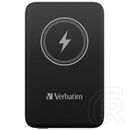 Verbatim MCP-10 powerbank (10000 mAh, vezeték nélküli töltés, fekete)