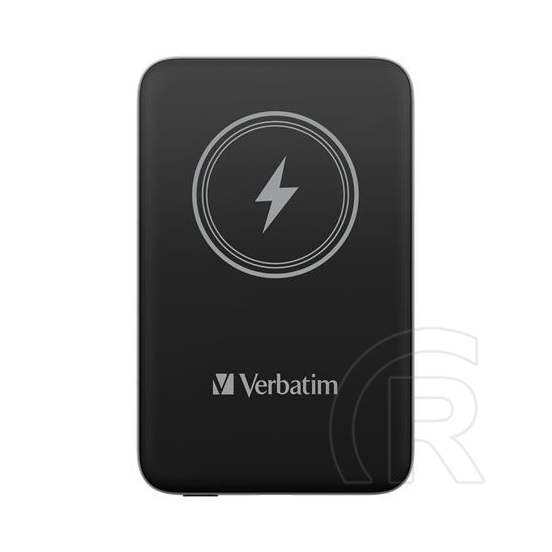 Verbatim MCP-10 powerbank (10000 mAh, vezeték nélküli töltés, fekete)