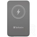 Verbatim MCP-10 powerbank (10000 mAh, vezeték nélküli töltés, szürke)