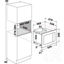 Whirlpool WMF250G Beépíthető mikrohullámú sütő