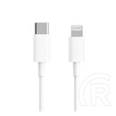 Xiaomi adat- és töltőkábel (USB-C dugó / Lightning 8 pin dugó, 1 m, fehér)