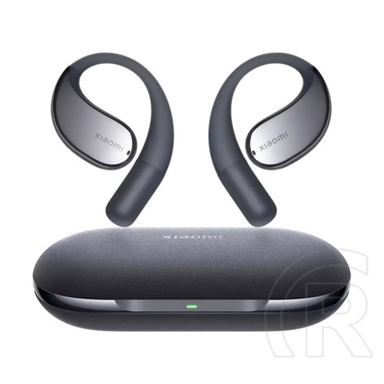 Xiaomi openwear bluetooth fülhallgató sztereo (v5.3, tws, fülre akasztható, mikrofon + töltőtok) sötétszürke