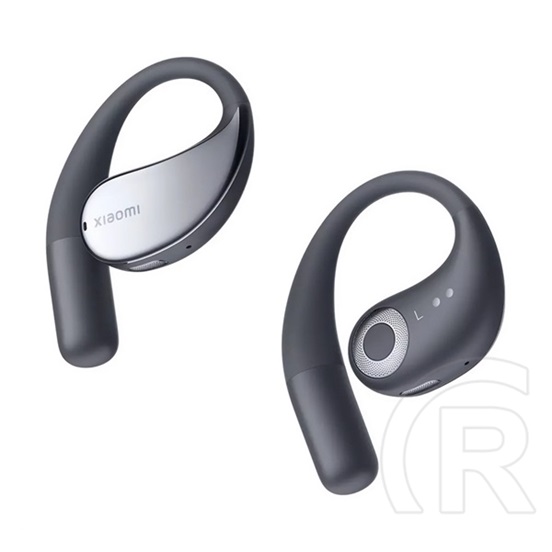 Xiaomi openwear bluetooth fülhallgató sztereo (v5.3, tws, fülre akasztható, mikrofon + töltőtok) sötétszürke