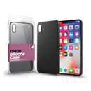 Xprotector Matte, ultra vékony matt szilikon hátlap tok (Apple iPhone X / XS,fekete)