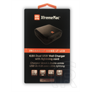 XtremeMac InCharge Home LT LED fali töltő (2 x USB, fekete) + Lightning kábel