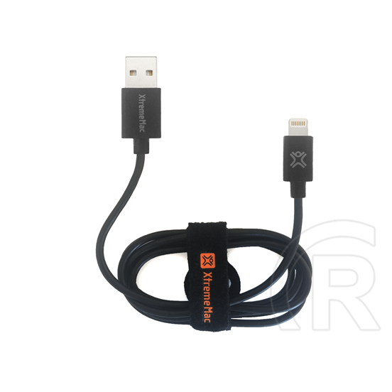 XtremeMac InCharge Home LT LED fali töltő (2 x USB, fekete) + Lightning kábel